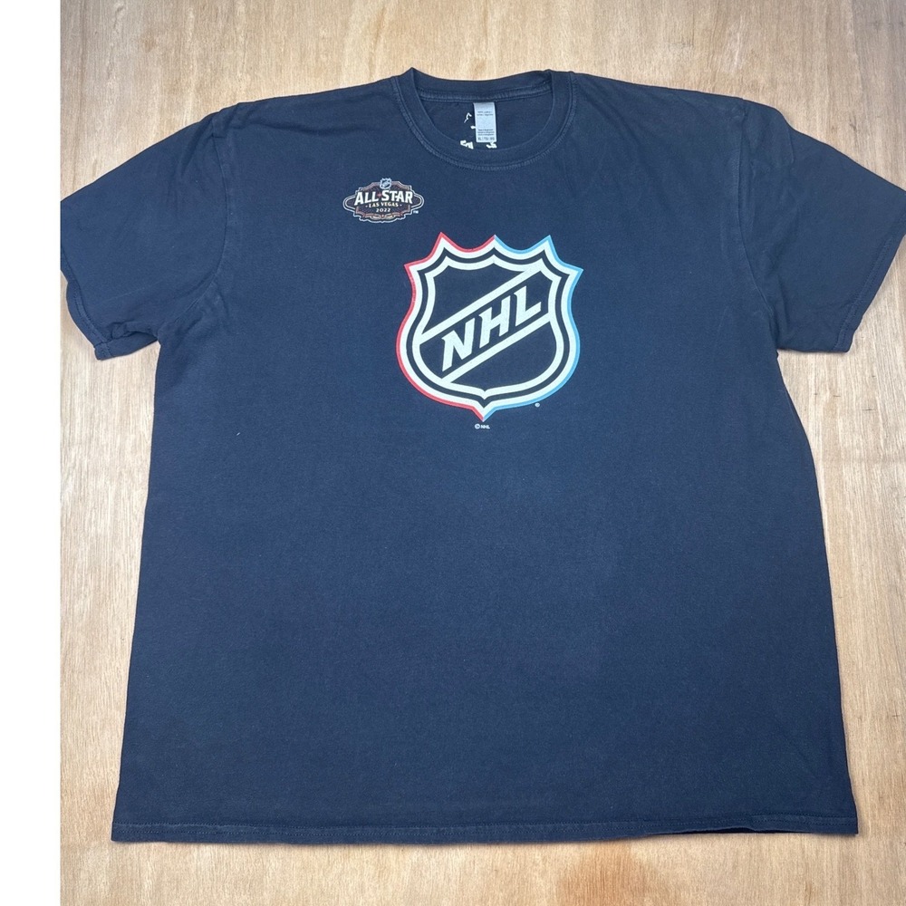 NHL All Star Las Vegas 2022 Black T-Shirt Men's Size XL
